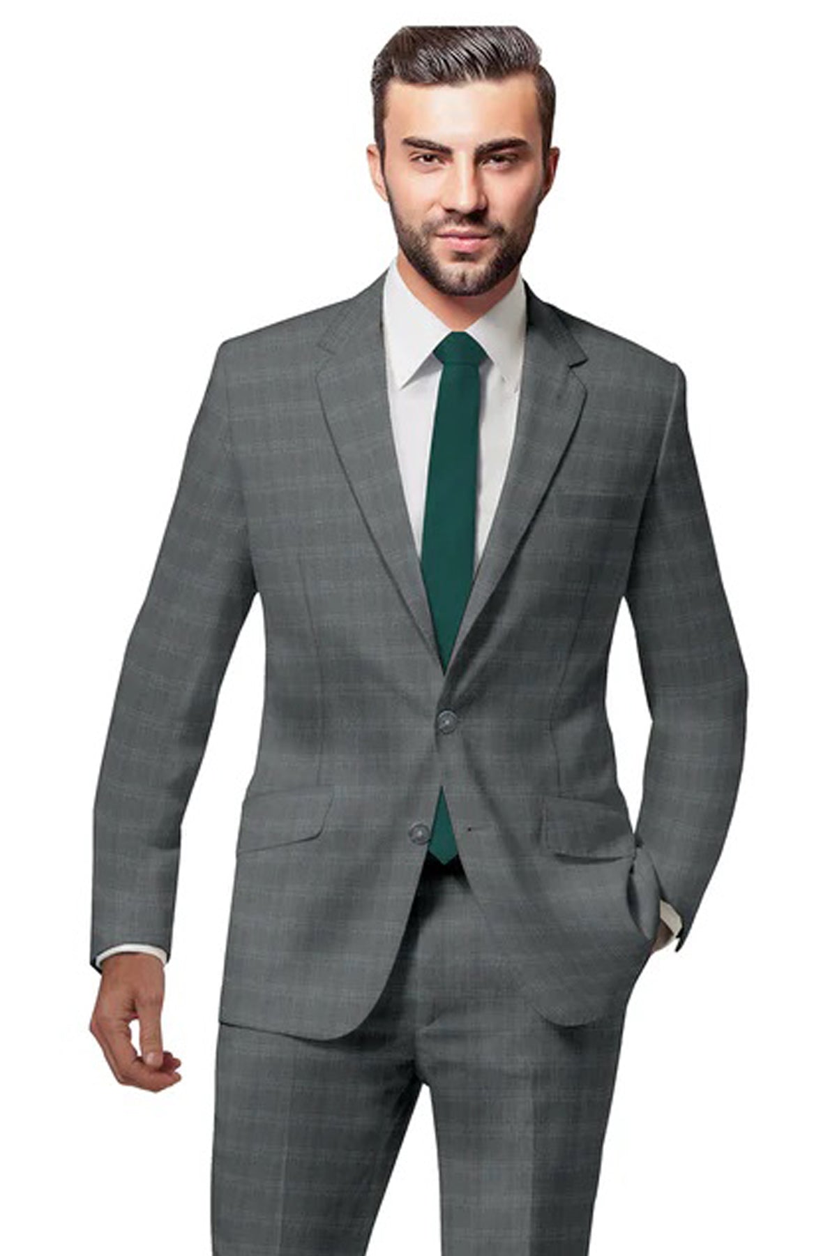 Prince of Wales Suit Buy Light Grey Suit Custom Tailored Suits for Men My Suit Tailor