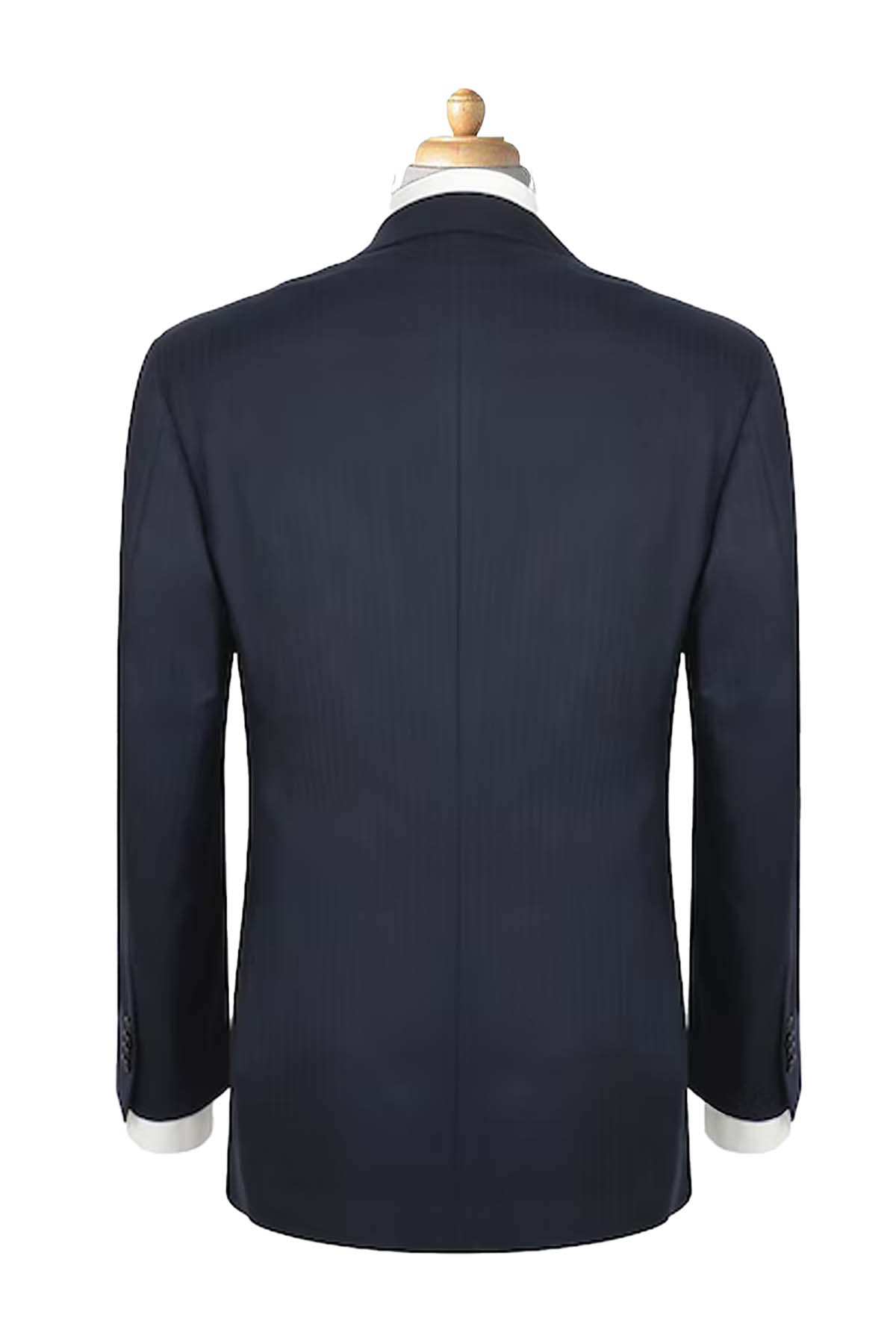 Suits for Men: Buy Navy Herringbone - VBC Suit - My Suit Tailor