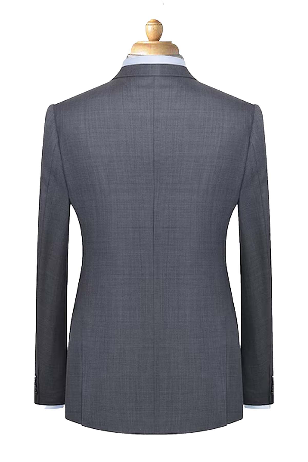 Suits for Men: Buy Medium Grey Italian Suit - Talia Delfino - My Suit Tailor