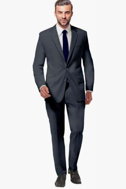 Suits for men: Buy Dark Grey Italian Suit-Guabello Online- My Suit Tailor