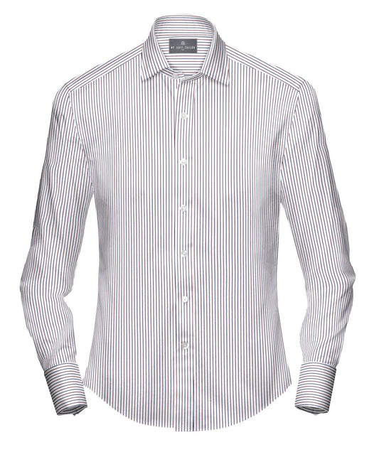 Buy Tailored Shirt for men: Tommy Stripe Dress Shirt | My Suit Tailor