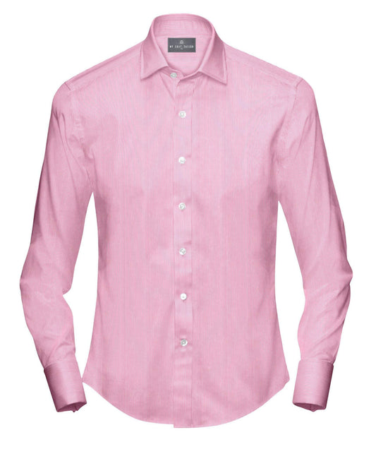 Pink Office Stripe Shirt