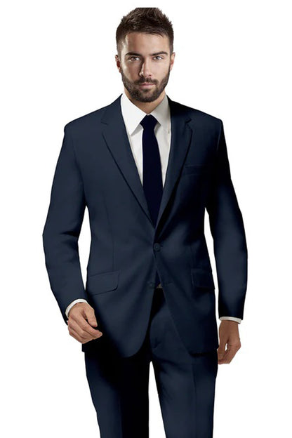 Suits for Men - Buy Navy Suit - Birds Eye - My Suit Tailor