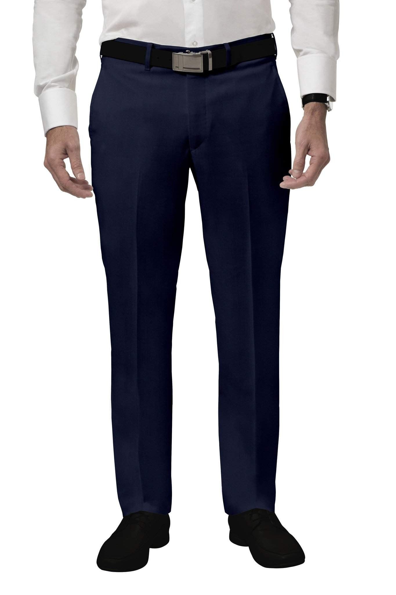 Trousers For Men: Buy Royal Blue Stretch Chino | My Suit Tailor