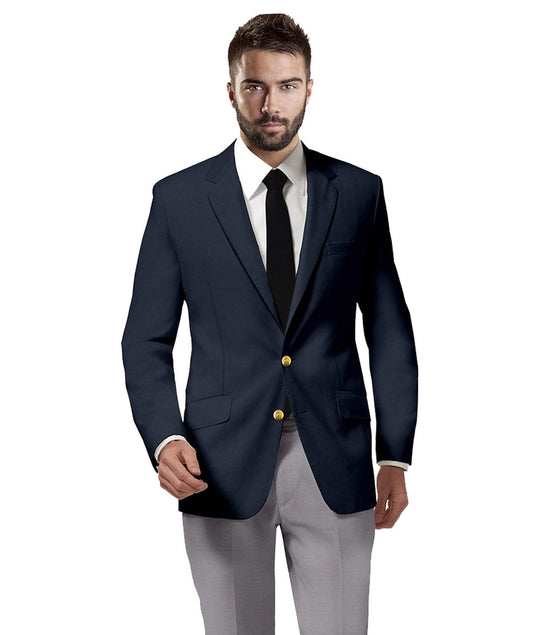 Blazer & Jackets for men: Buy Navy Blazer - Basket Weave Online- My Suit Tailor