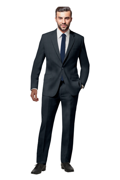 Suits for men: Buy Dark Grey Pin Stripe Suit Online- My Suit Tailor