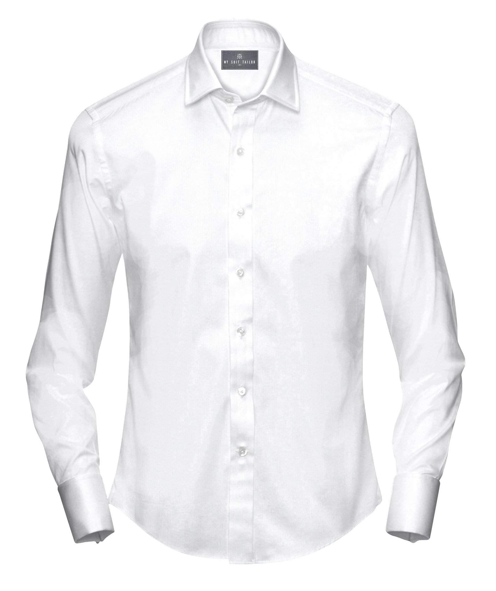 Buy Tailored Shirt for men: White Anti Wrinkle Dress Shirt | My Suit Tailor