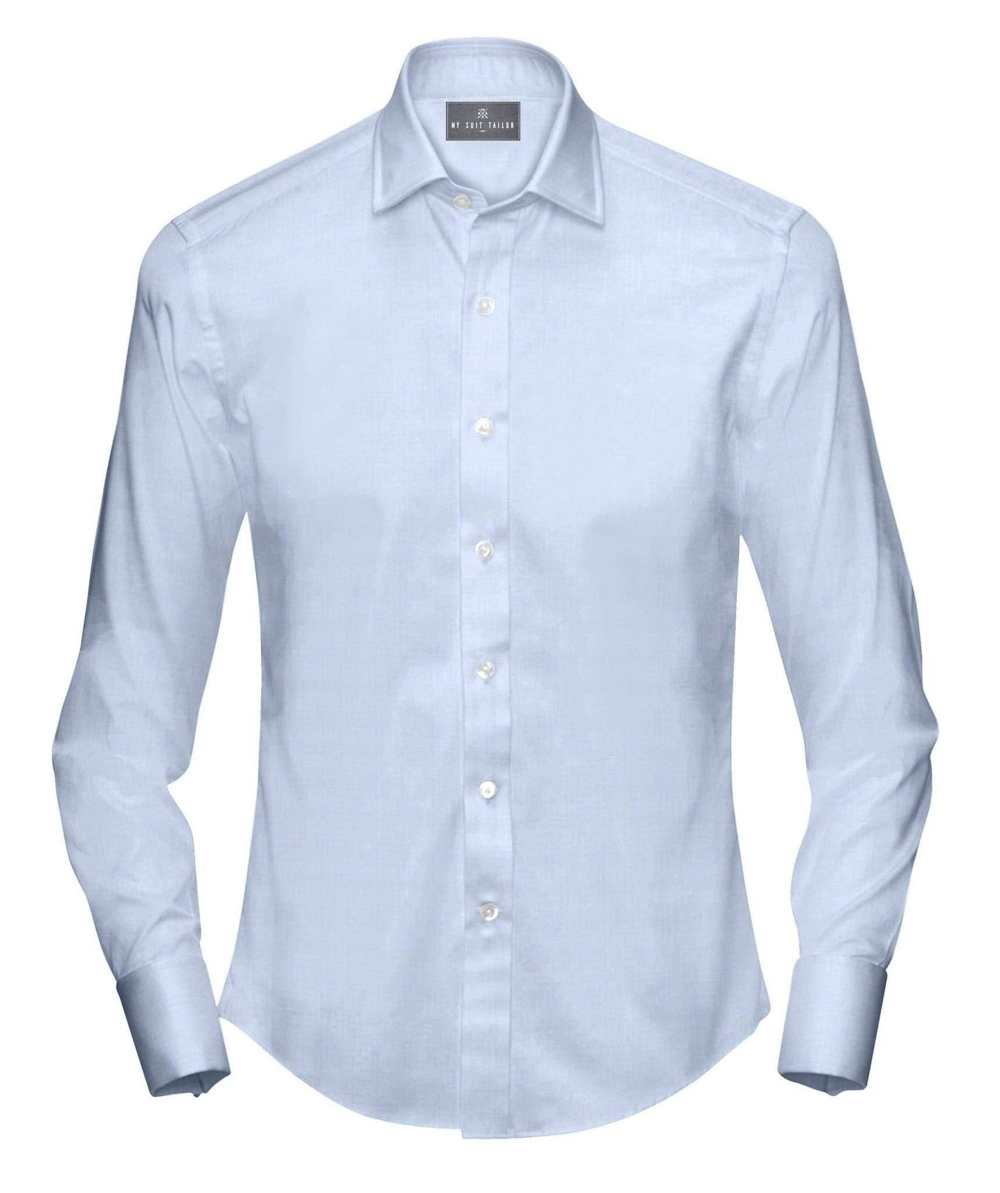 Buy Tailored Shirt for men: Blue Non Iron Dress Shirt| My Suit Tailor