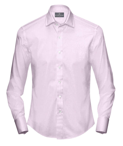 Buy Tailored Shirt for men: Pink Fishbone Shirt| My Suit Tailor