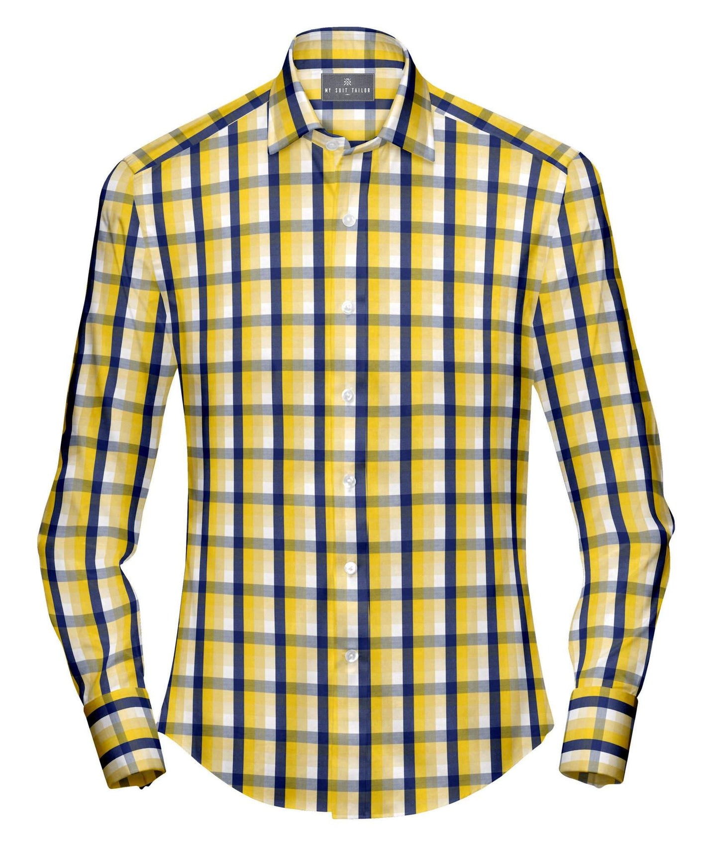 Buy Tailored Shirt for men: Cowboy yellow casual shirt| My Suit Tailor